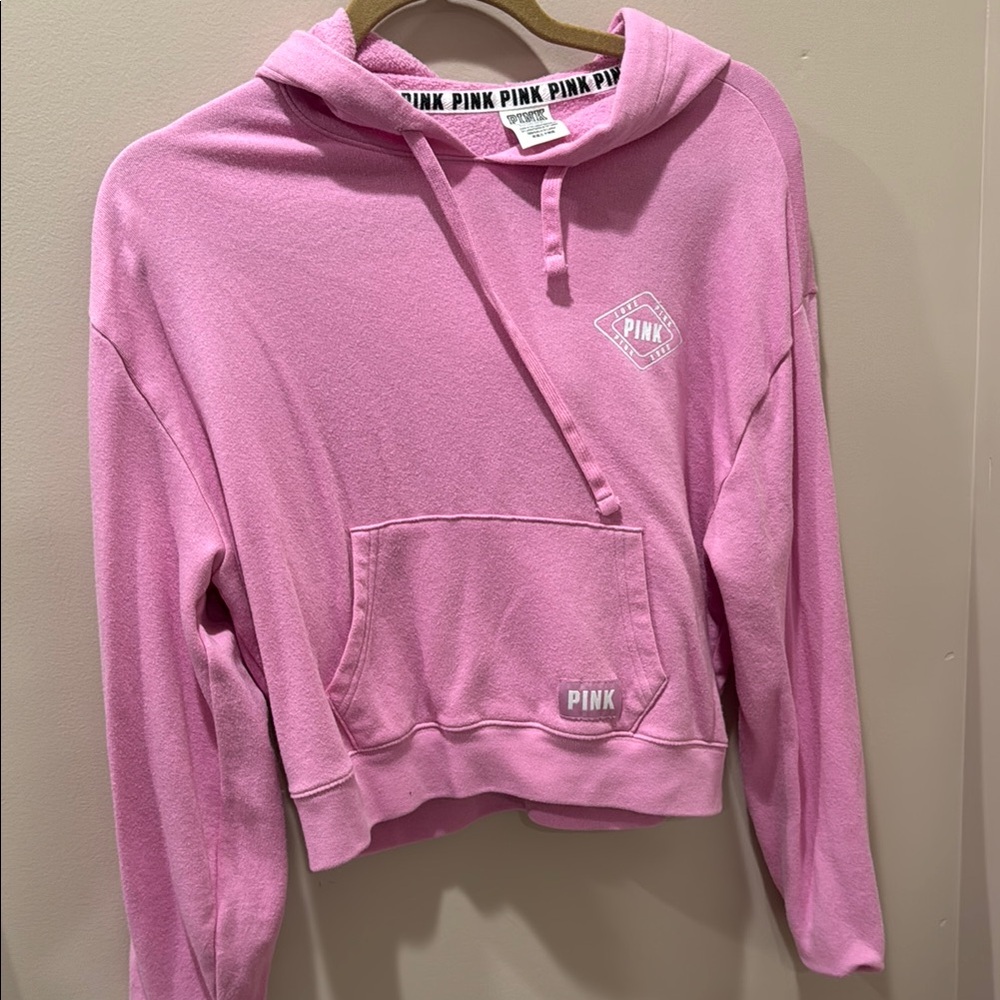 Pink Hoodie with Logo